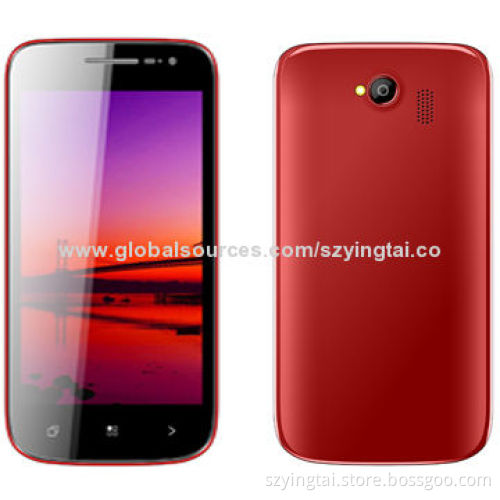Dual-core Smartphones, 5-inch, MTK6572 with 4GB + 512MB Internal Memory, 1,650mAh Capacity